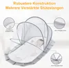 Faltbares Moskitonetz für Babybetten – mit Baldachin – 125 Produktbild-Vorschau 5
