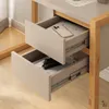 Schreibtisch BELINDA mit 2 Schubladen - Kaschmir/Eiche Produktbild-Vorschau 4