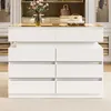 Flieks Sideboard mit Glas & LED-Beleuchtung, 8 Schubladen, Produktbild-Vorschau 6
