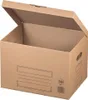 20x Archivbox mit Klappdeckel, braun Archivkarton Produktbild-Vorschau 2