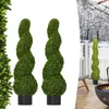 UISEBRT Zestaw 2 sztucznych bukszpanów spiralnych 90 cm w Podgląd zdjęcia produktu 1