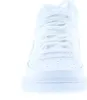 A close-up, front-facing view of a white Nike Court Vision Mid shoe. Podgląd zdjęcia produktu
