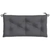 vidaXL Cuscino per panca da giardino antracite 110x50x7 cm Anteprima dell’immagine prodotto 4