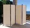 Paravent 4 Teilig 165 x 220 cm Beige - Garten & Balkon Produktbild-Vorschau 10