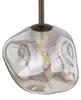 Hängeleuchte Metall Rauchglas D: 15 cm rund H: max. 160 cm Produktbild-Vorschau 4