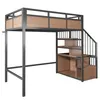 Letto a castello 90x200 cm con schienale in ecopelle, letto Anteprima dell’immagine prodotto 10