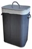 Ekspand | Wäschekorb - Grau - 72 L - Bambusmaterial - 40 x Produktbild-Vorschau 1