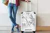 MuchoWow® Koffer Handgepäck Trolley Rollkoffer Kleine Produktbild-Vorschau 5