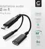 CELLONIC Adattatore da USB C a Jack per cuffie e ricarica, Anteprima dell’immagine prodotto 2