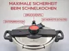 Schnellkochtopf 8L Druckkochtopf Edelstahl  Induktion  Produktbild-Vorschau 5