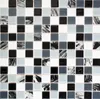 Mosaikfliese selbstklebend Transluzent weiß grau schwarz Produktbild-Vorschau 1