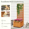 COSTWAY Blumenkasten mit Rankgitter, Pflanzkasten für Produktbild-Vorschau 5
