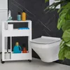 Relaxdays 4052025502836, Biały, Wolnostojący, 2 pół., Płyta Podgląd zdjęcia produktu 3