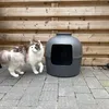 Katzenklo Flower XXL, verborgenes Katzenklo (Anthrazit) Produktbild-Vorschau 12