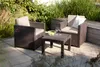 Allibert Lounge-Tisch "Victoria" Braun Rattanoptik Produktbild-Vorschau 2