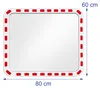 Specchio di sicurezza Relaxdays, 60x80 cm, con supporto a Anteprima dell’immagine prodotto 4