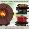 Blumfeldt Bol de feu avec grille, Bol de feu en acier Voir les images du produit 2