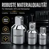 Steckschlüssel Adapter 6tlg Stecknuss Satz 1/2" 3/4" 1/4" Produktbild-Vorschau 6