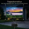 Beamer mit WiFi, Bluetooth, 100 Zoll Projektionsleinwand, Produktbild-Vorschau 6