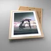 Gerahmtes Poster - Rahmen in heller Eiche - Manga Produktbild-Vorschau 3