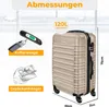 KESSER® Reisekoffer Hartschalen Koffer mit Zahlenschloss, Produktbild-Vorschau 2