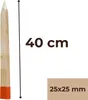 50 Stück Holzpfähle Buche 40 cm – Quadratisch 25×25 mm mit Produktbild-Vorschau 4