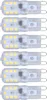 Cocosity LED-Lampe, dimmbar, 6er Set, G9, 3W, 14 LEDs, PC, Produktbild-Vorschau 5