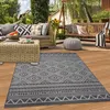 In- & Outdoorteppich in modernem Boho-Design und Produktbild-Vorschau 1