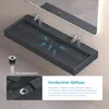 doporro Waschbecken Aufsatzwaschbecken Mineralguss Produktbild-Vorschau 3