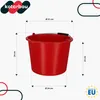 KOTARBAU® Secchio Muratore Secchio Plastica per Malta 12 L Anteprima dell’immagine prodotto 3