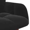 vidaXL 2-Sitzer Sofa Schwarz 115 x 61 x 87 cm Samt Produktbild-Vorschau 7