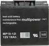 Multipower Batterie au plomb MP18-12I Pb 12V 18Ah VdS, M5 Voir les images du produit 9