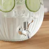 Glas Getränkespender 5,5 Liter mit Zapfhahn & Deckel Produktbild-Vorschau 4