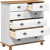 A chest of drawers with several drawers open, showing the interior. Voir les images du produit
