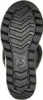 The image shows the sole of a black boot with a detailed tread pattern and a circular logo in the center. Produktbild-Vorschau