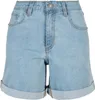 Organic Stretch Denim 5 Pocket Shorts Clearblue bleached 29 Produktbild-Vorschau 1
