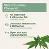 A marketing image with text and icons describing the benefits of a nutrient-rich vegetable oil. Produktbild-Vorschau