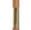 A close-up of a section of a pole, likely from an umbrella or similar item, featuring a brown material band above a metallic gold band, which is then followed by another brown material band. Produktbild-Vorschau