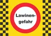 Lawinengefahr Schild A1 (594x841mm) Produktbild-Vorschau 1
