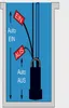 Diagram showing a submersible pump with float switches in a tank. Anteprima dell’immagine prodotto