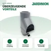 Jardinion Regenwasserfilter, Fallrohr Laubabscheider Silber Produktbild-Vorschau 3
