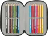Astuccio triplo Teenage Mutant Ninja Turtles Nero Grigio Anteprima dell’immagine prodotto 5