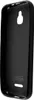 A black phone case is shown from the back. Náhled obrázku produktu