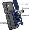 Exploded view of a phone case with labels indicating its components. Produktbild-Vorschau