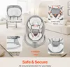 SucceBuy Babyschaukel, Babywippe mit 5 Geschwindigkeiten, Produktbild-Vorschau 6