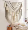 Makrama ścienna wisząca Boho Geometric Art Tkany bawełniany Podgląd zdjęcia produktu 2