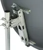 PremiumX SAT Anlage 100cm Antenne Stahl Anthrazit Twin LNB Produktbild-Vorschau 2