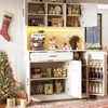 Flieks Cuisine Armoire haute avec Led et fonction de Voir les images du produit 2