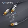Cavo subwoofer SONERO, 2 m, nero Anteprima dell’immagine prodotto 3