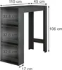 Stół barowy Vicco Repose Antracyt 45 x 110 cm, Model 55355 Podgląd zdjęcia produktu 2